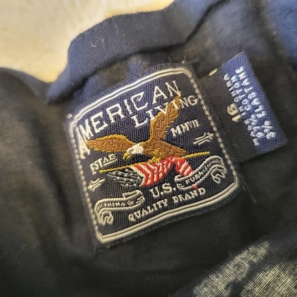 American Living Blue & White Floral Pleated Fit & Flare Women's Size 16 - Picture 3 of 9